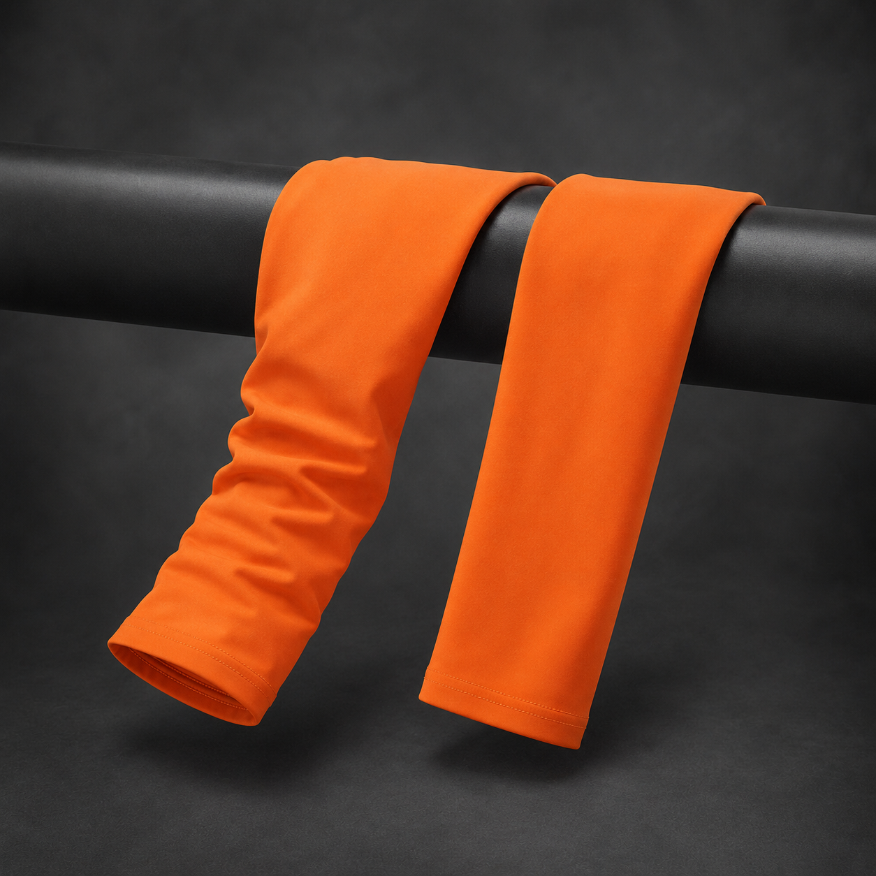 Pillars Basketball Arm Sleeves in Bold Orange